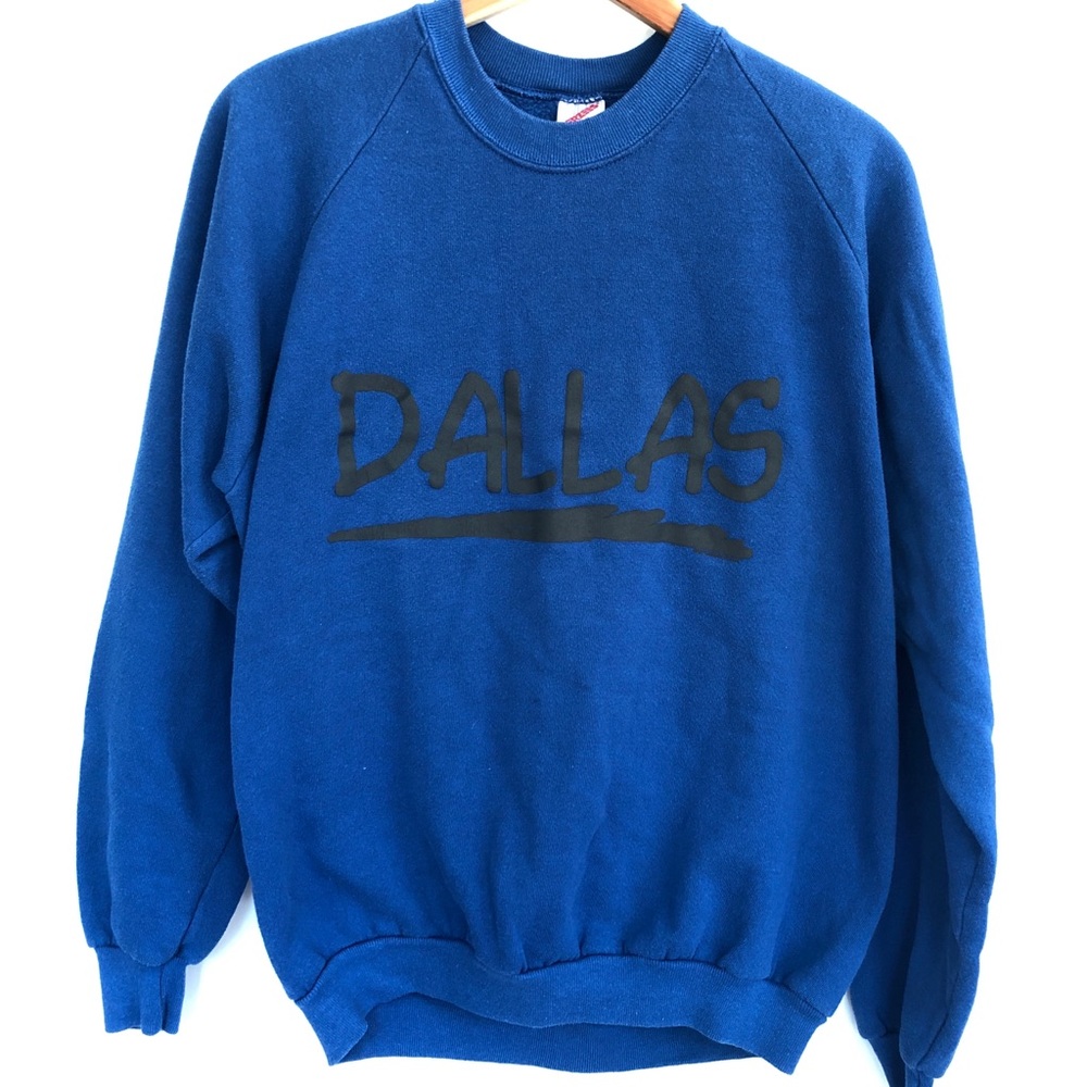 Vintage Jerzees Blue Dallas Sweatshirt